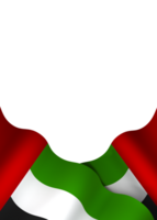 United Arab Emirates flag element design national independence day banner ribbon png