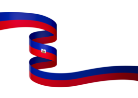 Haiti Flagge Element Design National Unabhängigkeit Tag Banner Band png