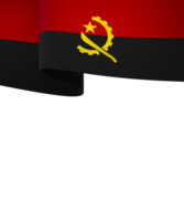 Angola Flagge Element Design National Unabhängigkeit Tag Banner Band png