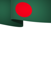 bangladesh flagga element design nationell oberoende dag baner band png