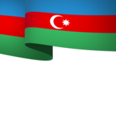 azerbaiyán bandera elemento diseño nacional independencia día bandera cinta png