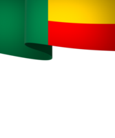 Benin flag element design national independence day banner ribbon png