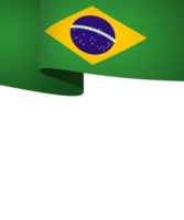 Brazilië vlag element ontwerp nationaal onafhankelijkheid dag banier lint PNG
