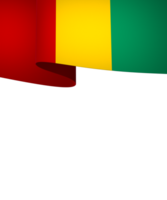 Guinea bandera elemento diseño nacional independencia día bandera cinta png