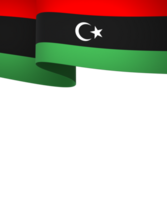 Libia bandera elemento diseño nacional independencia día bandera cinta png