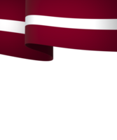 Latvia flag element design national independence day banner ribbon png