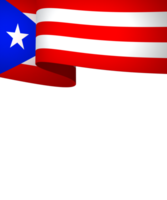 puerto rico drapeau élément conception nationale indépendance journée bannière ruban png