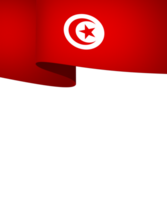 tunisien flagga element design nationell oberoende dag baner band png