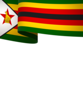 zimbabwe flagga element design nationell oberoende dag baner band png