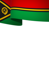 Vanuatu flag element design national independence day banner ribbon png