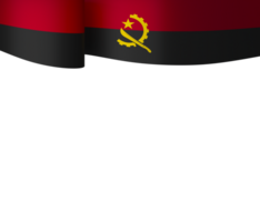 Angola Flagge Element Design National Unabhängigkeit Tag Banner Band png