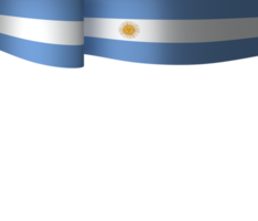 Argentine drapeau élément conception nationale indépendance journée bannière ruban png