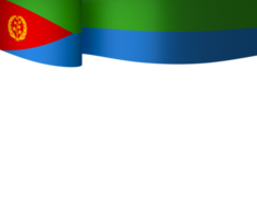 Eritrea flag element design national independence day banner ribbon png