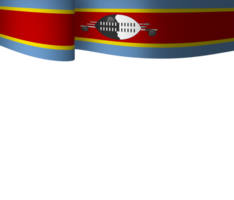 Eswatini flag element design national independence day banner ribbon png