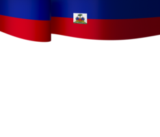 Haiti bandiera elemento design nazionale indipendenza giorno bandiera nastro png