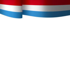 Luxemburgo bandera elemento diseño nacional independencia día bandera cinta png