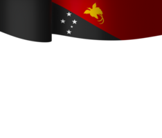 papua nuovo Guinea bandiera elemento design nazionale indipendenza giorno bandiera nastro png