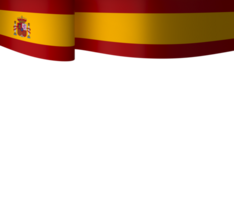 Espanha bandeira elemento Projeto nacional independência dia bandeira fita png