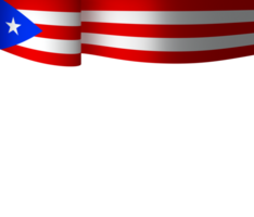 puerto stecca bandiera elemento design nazionale indipendenza giorno bandiera nastro png