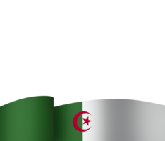 algeriet flagga element design nationell oberoende dag baner band png