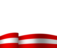 L'Autriche drapeau élément conception nationale indépendance journée bannière ruban png