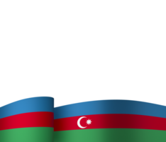 azerbaiyán bandera elemento diseño nacional independencia día bandera cinta png