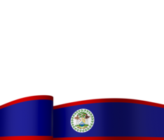 belize Flagge Element Design National Unabhängigkeit Tag Banner Band png