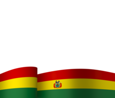 bolivia flagga element design nationell oberoende dag baner band png