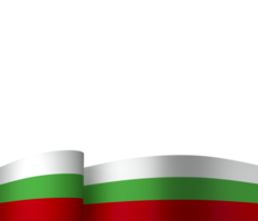 Bulgaria flag element design national independence day banner ribbon png
