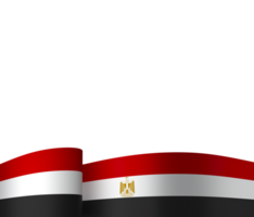 egypten flagga element design nationell oberoende dag baner band png