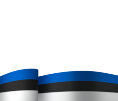 Estonia flag element design national independence day banner ribbon png