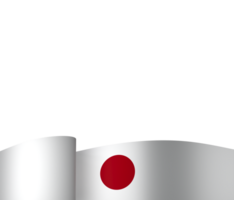 Japón bandera elemento diseño nacional independencia día bandera cinta png