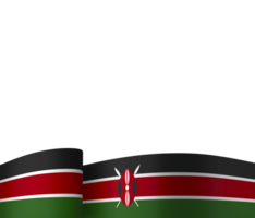Kenya drapeau élément conception nationale indépendance journée bannière ruban png