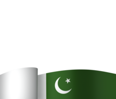 Pakistan Flagge Element Design National Unabhängigkeit Tag Banner Band png