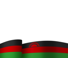 malawi flagga element design nationell oberoende dag baner band png