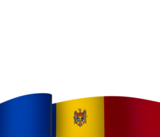 moldova bandiera elemento design nazionale indipendenza giorno bandiera nastro png