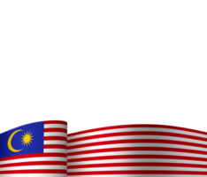 Malaysia bandiera elemento design nazionale indipendenza giorno bandiera nastro png
