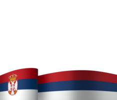 Serbia bandiera elemento design nazionale indipendenza giorno bandiera nastro png