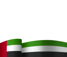 United Arab Emirates flag element design national independence day banner ribbon png