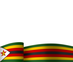 Zimbabwe drapeau élément conception nationale indépendance journée bannière ruban png