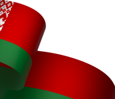 Belarus flag element design national independence day banner ribbon png