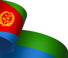 Eritrea flag element design national independence day banner ribbon png