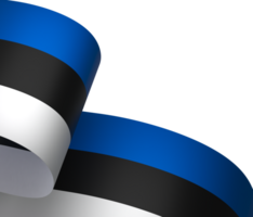 Estonia flag element design national independence day banner ribbon png