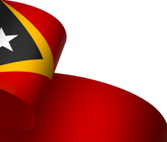 est timor timor leste drapeau élément conception nationale indépendance journée bannière ruban png