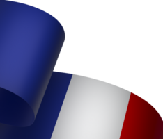 Francia bandiera elemento design nazionale indipendenza giorno bandiera nastro png