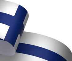 Finnland Flagge Element Design National Unabhängigkeit Tag Banner Band png