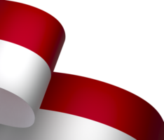 Indonesië vlag element ontwerp nationaal onafhankelijkheid dag banier lint PNG