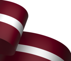 Latvia flag element design national independence day banner ribbon png