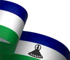 lesotho flagga element design nationell oberoende dag baner band png