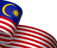 Malaysia bandiera elemento design nazionale indipendenza giorno bandiera nastro png